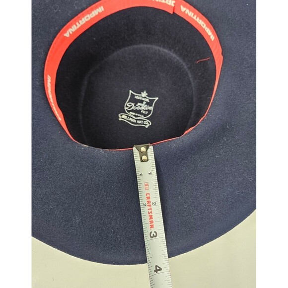 Vintage Importina Bollman Women's Blue Hat 100% Wool Doeskin Felt - Picture 11 of 12